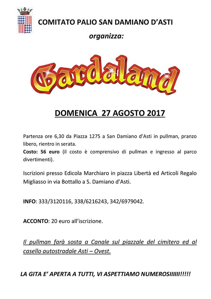 Gita a Gardaland